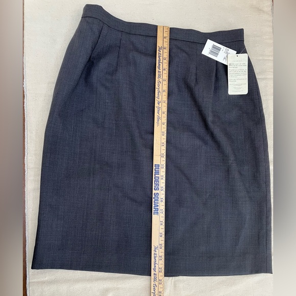 JonesNewYork Sz 12 💯PureNew Wool/Woolmark-Fullylined. Tiny black/dkgray pattern - Picture 3 of 6